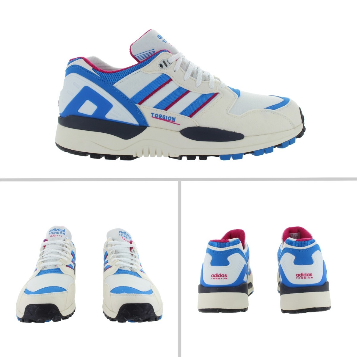 テイク・アイビー Adidas Men's ORIGINALS TORSION ZX 0000 White - Blue Training