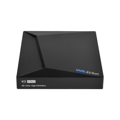 US VSEE/WE2USAT K3PRO Box Super Clear Android Smart TV Box 6K WiFi Voice Control