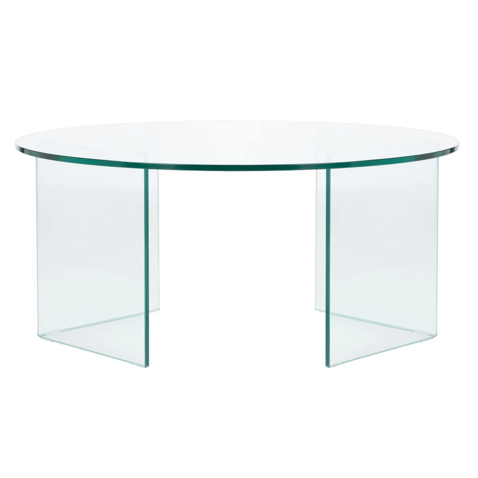 SAFAVIEH Bexon Tempered Glass Coffee Table | Clear | - Imagem 2 de 4