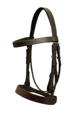 Leather Hunter Horse Bridle All Sizes With Free Leather Reins 1 inch Nose Band