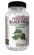 Peruvian Black Maca Root Powder Capsules For Overall Energy Improvement 180 caps