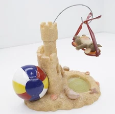 Charming Tails 83/113 Sunny-Glasses Limited Edition Ornament And Stand Sun Burn