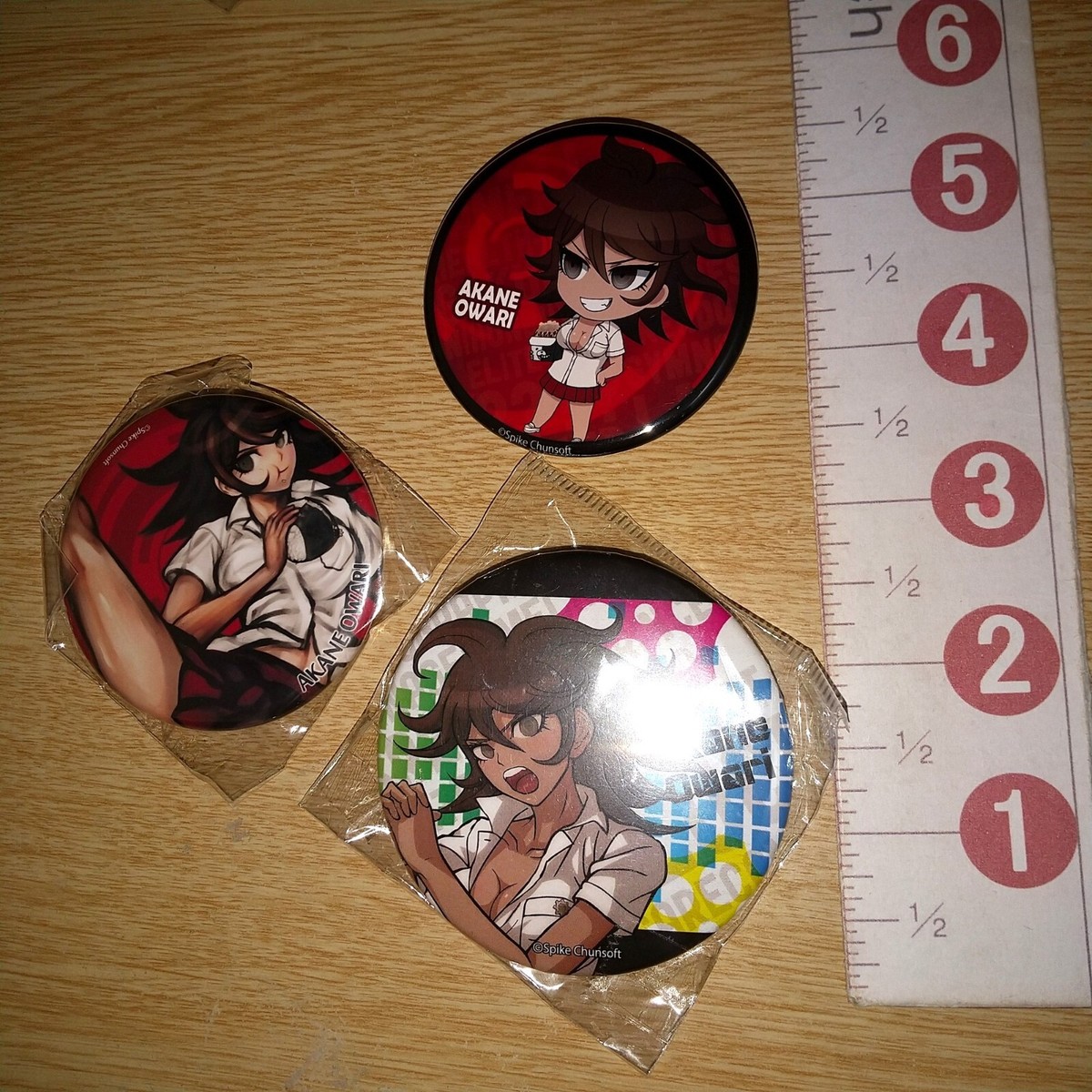 A73699 Danganronpa 2 : Goodbye Despair Can badge x3 Akane