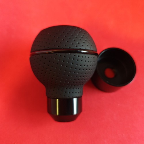 BLACK LEATHER SPORT SHIFT GEAR KNOB for FOCUS MK1 MK2 FIESTA MK5 MK6 RS ST LS LT - Picture 5 of 6