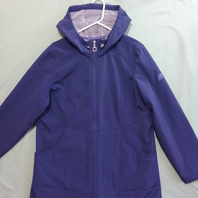 ZeroXposur Men Navy Blue Full Zip Hooded Lined Winter Fall Jacket Overcoat XL