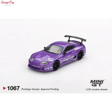MINI GT 01067-R - 1/64 TOYOTA SUPRA (A80) TOP SECRET GT-300 PURPLE (RHD)