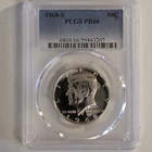 1968 S 50C Silver Kennedy Half Dollar PCGS PR66 US 50C Coin Lot 0387