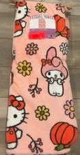 Hello Kitty My Melody Fall Polyester Throw Blanket 50x70 NEW WITH TAG 