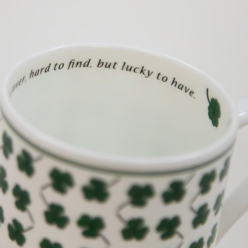 NEW Halcyon Days A Friend is Like a Four Leaf Clover Mug - Picture 3 of 3