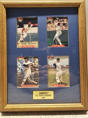 Gibson, Plamer, Robinson, Snider 1994 Nabisco All Star Legends Autographed...