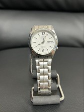SEIKO 5 7S26-03B0 Automatic Watch White Dial Tested Working Condition