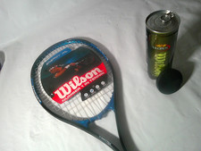 Wilson - Energy XL - Tennis Racquet and 3 Wilson Tennis Balls - Blue - New