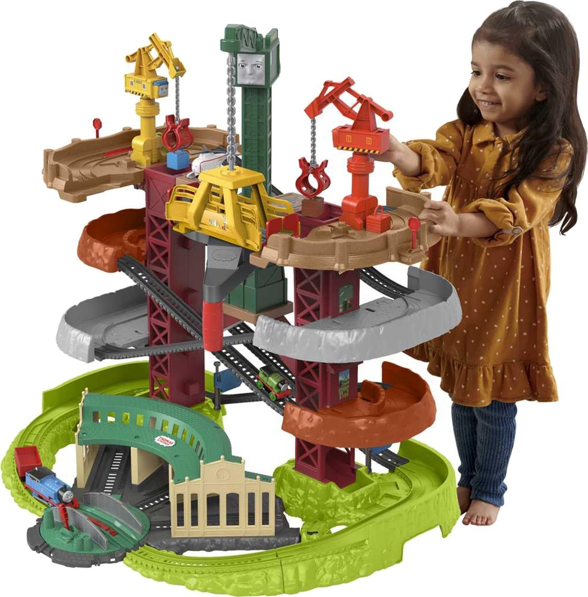 鉄道模型 Thomas & Friends Super Station Fisher-Price Thomas & Friends Super Station Train Vehicle
