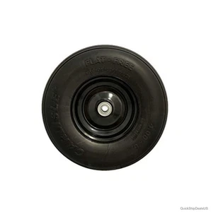 Wheelbarrow Flat Free Tire 4.00-6 13.2 Inch Ribbed Tread 250 lb Load Capacity
