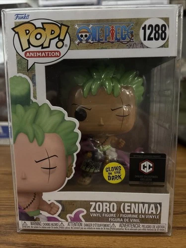 Funko One Piece Zoro Enma Glow in the Dark #1288 -Chalice collectibles Exclusive