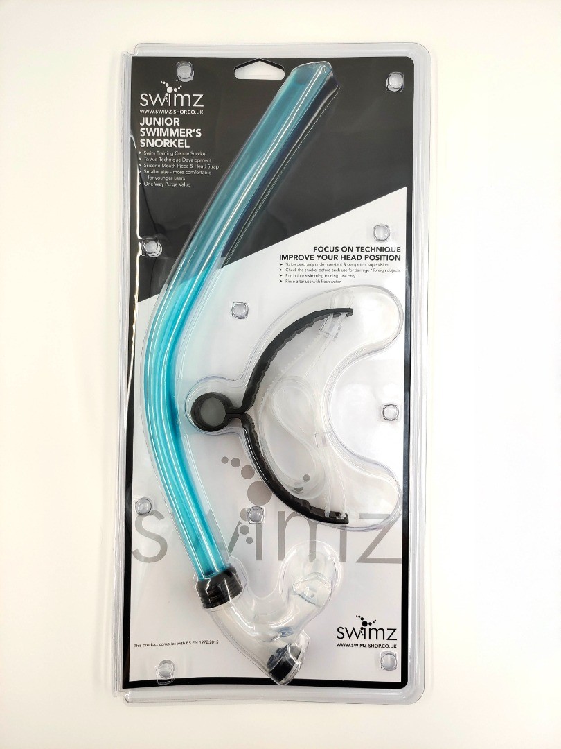 Swimz Junior Centre Swim Training Snorkel Blue - Small / Junior