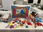 Huge Vtg 1960s Barbie Lot Doll Clothes Accessories Double Case