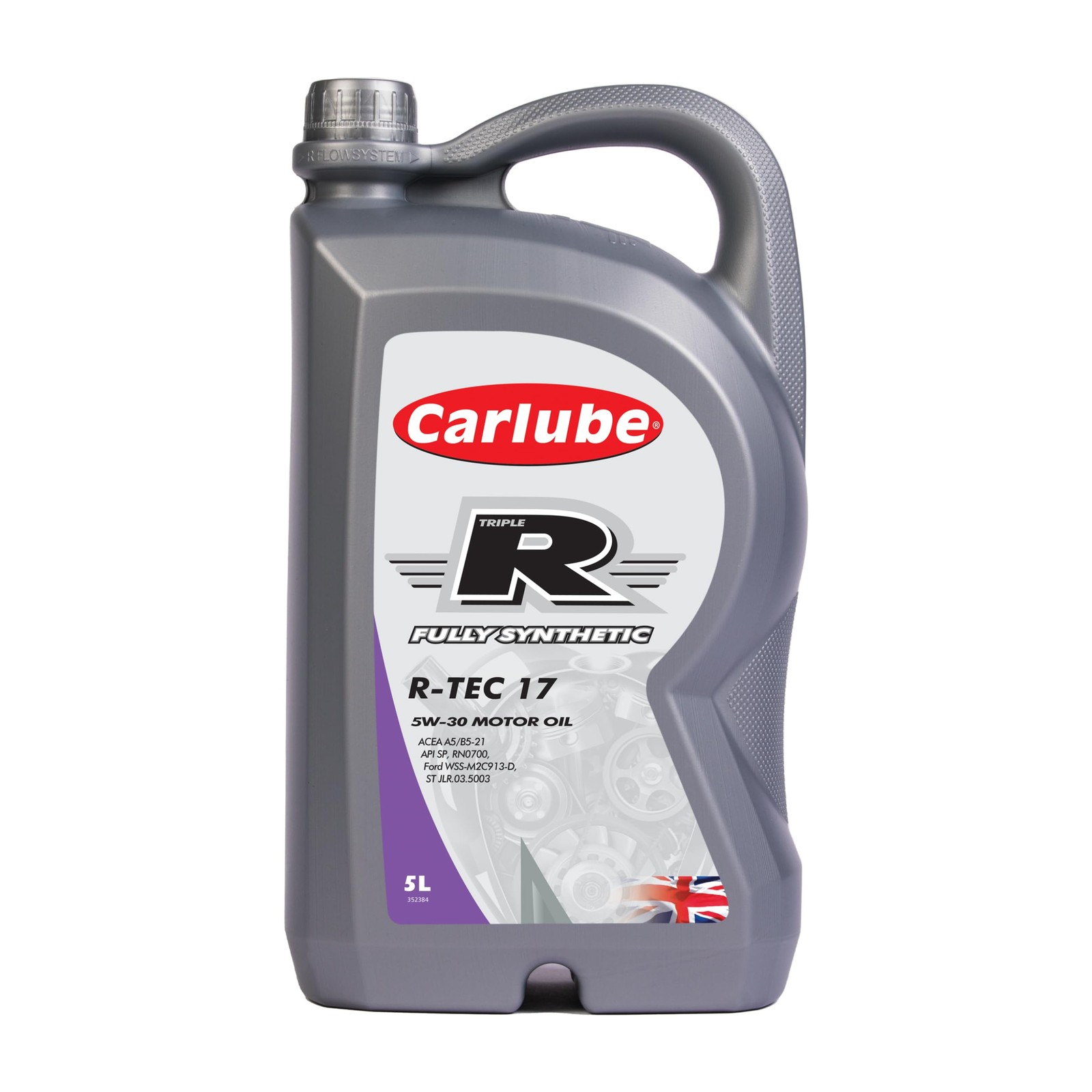 Huile 100% synthétique Triple R 5W-30 A5/B5 Ford pour moteurs essence et diesel, bidon de 5 L