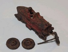 Vintage Hubley Cast Iron Indy Race Car With Driver Rough Parts