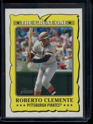2021 Topps Heritage Roberto Clemente The Great One Pittsburgh Pirates #GO-13