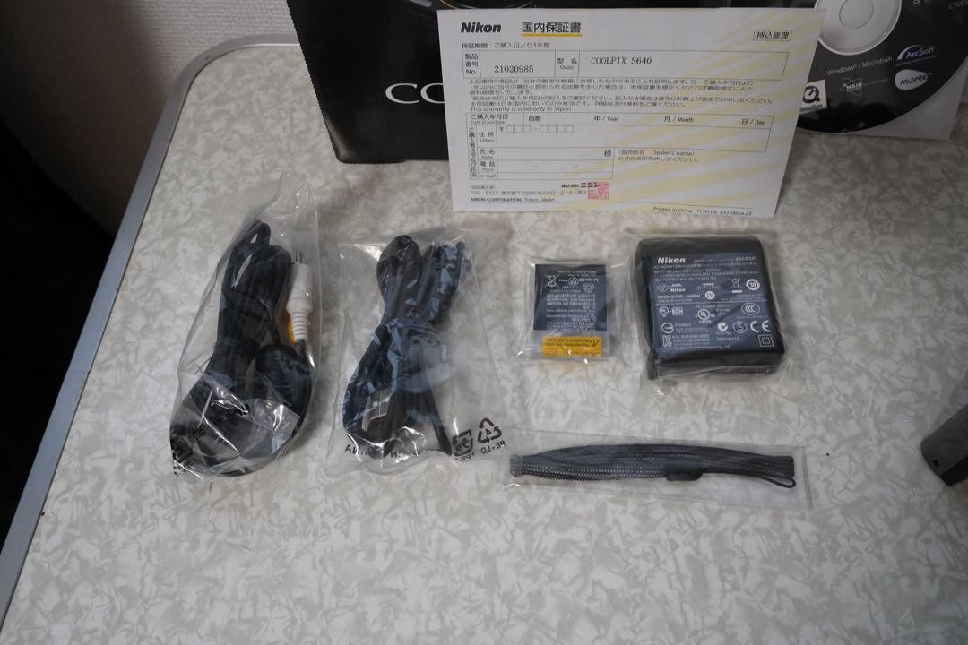 【CCDセンサー】ニコン　COOLPIX S640　おまけ付 Nikon Coolpix S640 Digital Camera CCD Sensor Used with