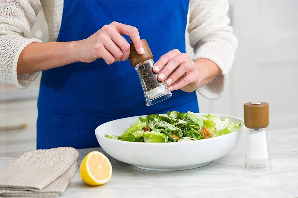 Macclesfield Molino de Pimienta y Salero Juego de Regalo, 5.5"", Transparente" Foto 4 de 4