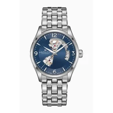 New Hamilton Jazzmaster Open Heart Automatic Blue Dial Men's Watch H32705141