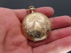 1905 Elgin 289 Pocket Watch, 7j 6s Fancy Dial, 20-yr Gold Filled Hunting, Repair — photo 2