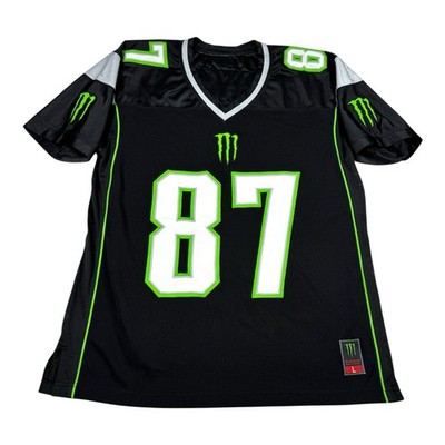 Rob Gronkowski Monster Energy Drink Promo Jersey Stitched Riddell