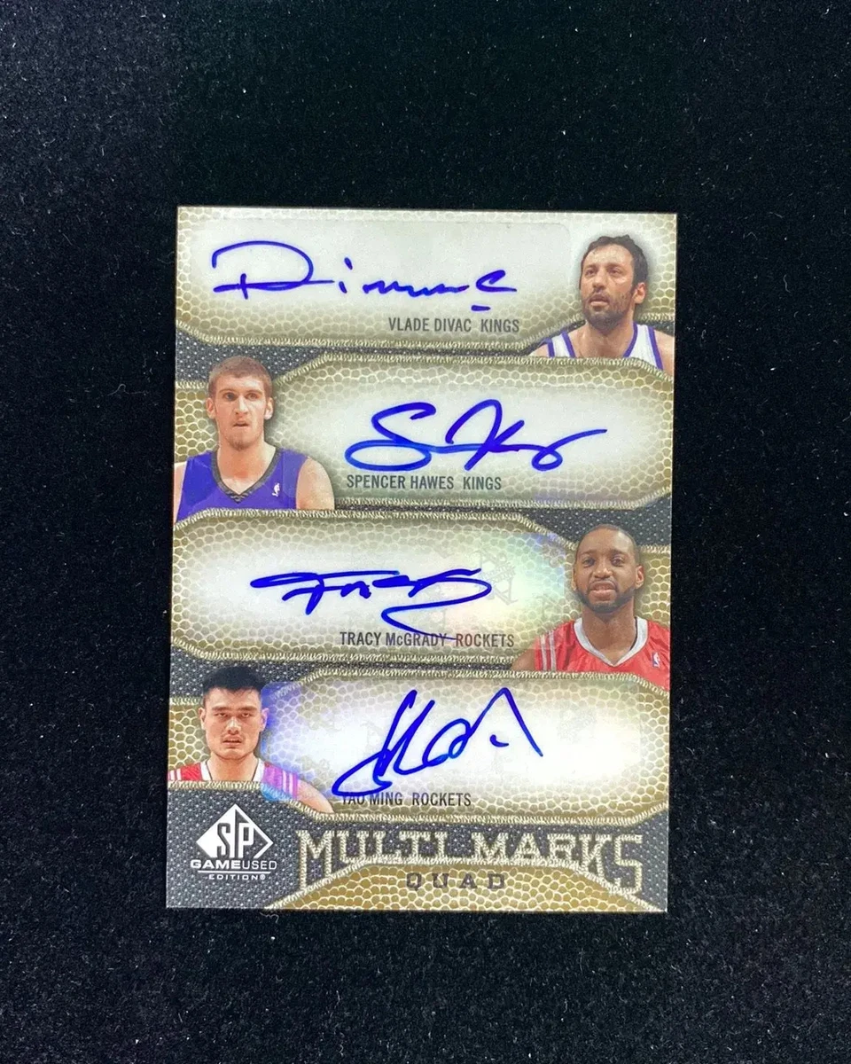 Yao Ming Basketball Autographed ungraded Sports Trading Cards