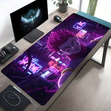 40 90cmHisoka Anime Gaming Mouse Pad - Large Non-Slip Surface, Purple Anime Desk