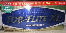 Top Flite XL 18 Yellow Golf Balls Brand New