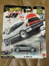 HOT WHEELS JAPAN HISTORICS 5 88 HONDA CRX MOC