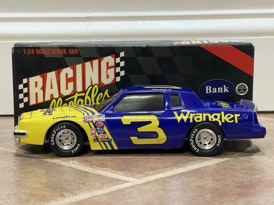 Pontiac Grand Prix 1981 Dale Earnhardt Wrangler #3 acción NASCAR 1/24 raro Foto 2 de 4