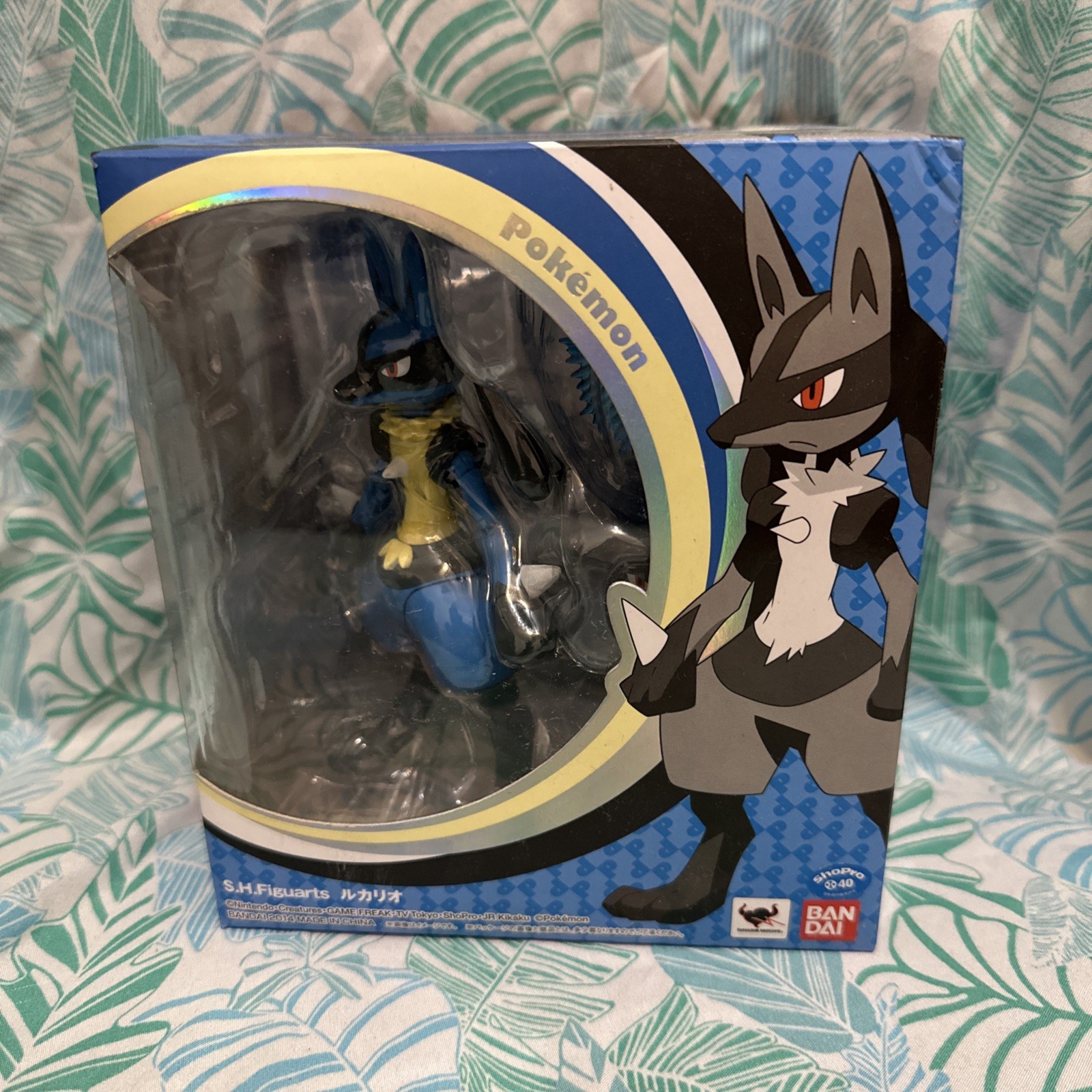 Figura de acción Pokemon LUCARIO Bandai S.H.Figuarts Tamasii Nations personaje juguete
