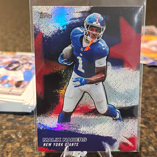 Topps 2024 Finest Malik Nabers New York Giants The Man RC #TM-5 Insert