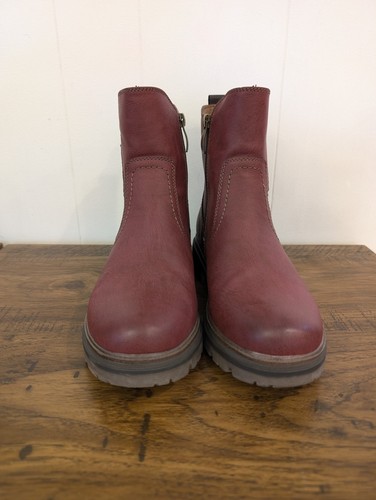 Spring Step Kaze Ankle Boots Red Euro 39 US 8.5 Vegan Friendly, Water Resistant - Picture 7 of 12