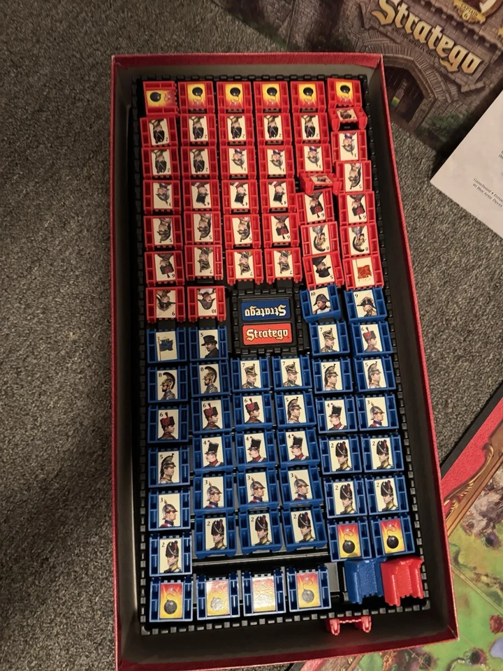 1996 Stratego Milton Bradley Board Game 100% Complete with Fortress Shield - Image 3 of 4