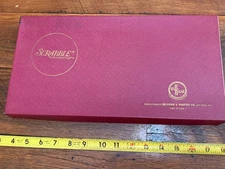 Vintage Scrabble Game By Selchow & Righter Complete In Original Box 1953 USA