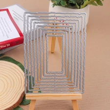 Rectangular Frame Metal Cutting Dies for Card Making Stencils Scrapbooking Craft