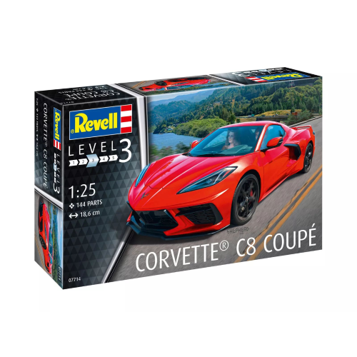 Corvette C8 Coupe' Kit 1:25 Revell Kit Auto -D- Neues Modell-image