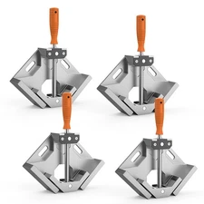 Corner Clamp, 4pcs 90 Degree Right Angle Clamp with Adjustable Aluminum Alloy...