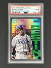 2022 Topps Stadium Club Chrome - Dynasty and Destiny Wander Franco #8B Green...