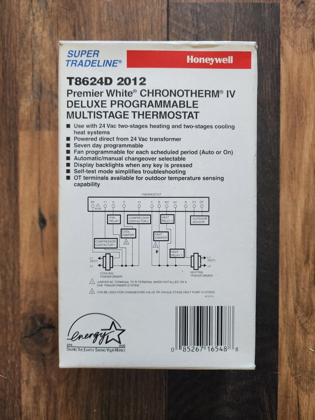 Honeywell T8624D Deluxe Thermostat New Un-opened