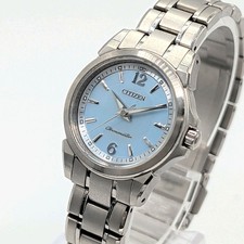 CITIZEN 1951 T010679 Chronomaster Watch Ladies Quartz Blue Dial Stainless
