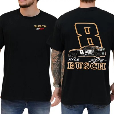 Kyle Busch 8 NASCAR Racing Shirt Vintage Graphic Tee