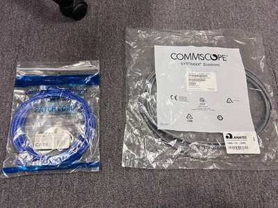 CAT6 Patch Cord 10ft and COMMSCOPE Modular Patch Cord 10ft