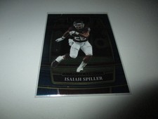Isaiah Spiller 2022 Panini Select Draft Picks Concourse Blue RC #18