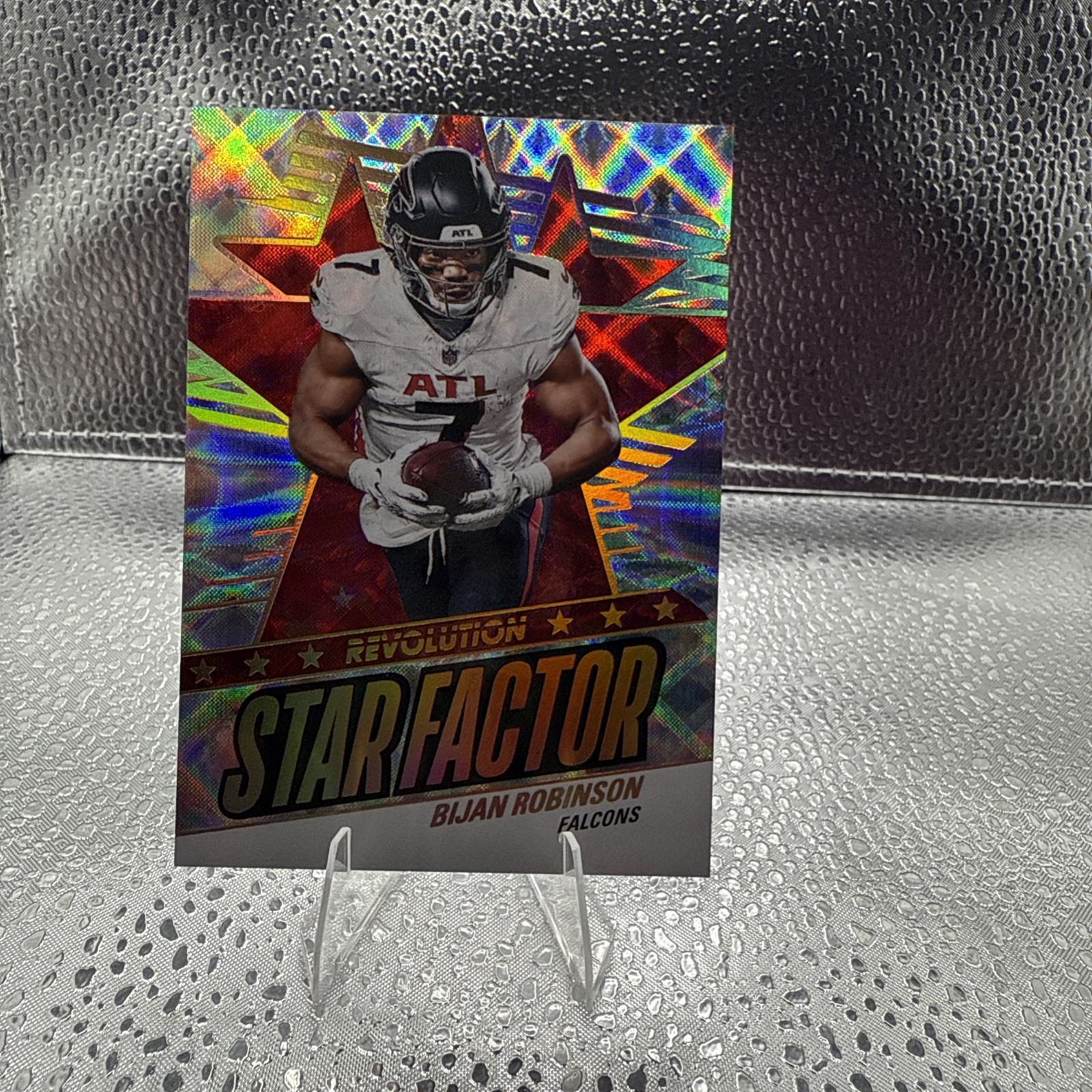 2025 Panini Revolution - Bijan Robinson Star Factor Case Hit SSP