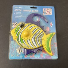 Vintage Spectra Tune A Fish Tropical Fish AM/FM Shower Radio UC-100 NEW READ